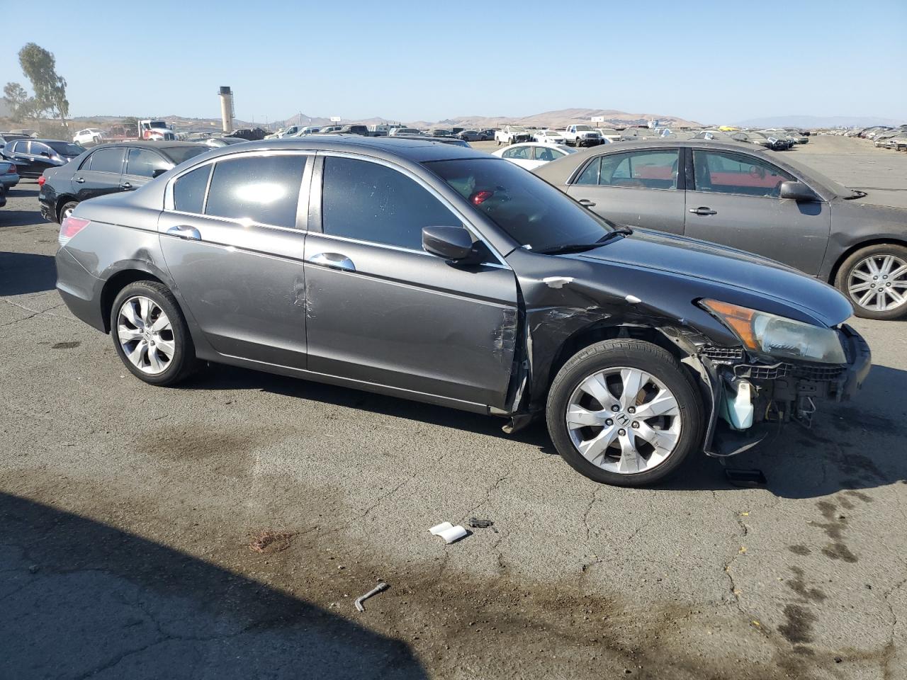 2008 Honda Accord VIN 1HGCP36868A015908 Copart auction photo, front end / undercarriage damage thumbnail 4