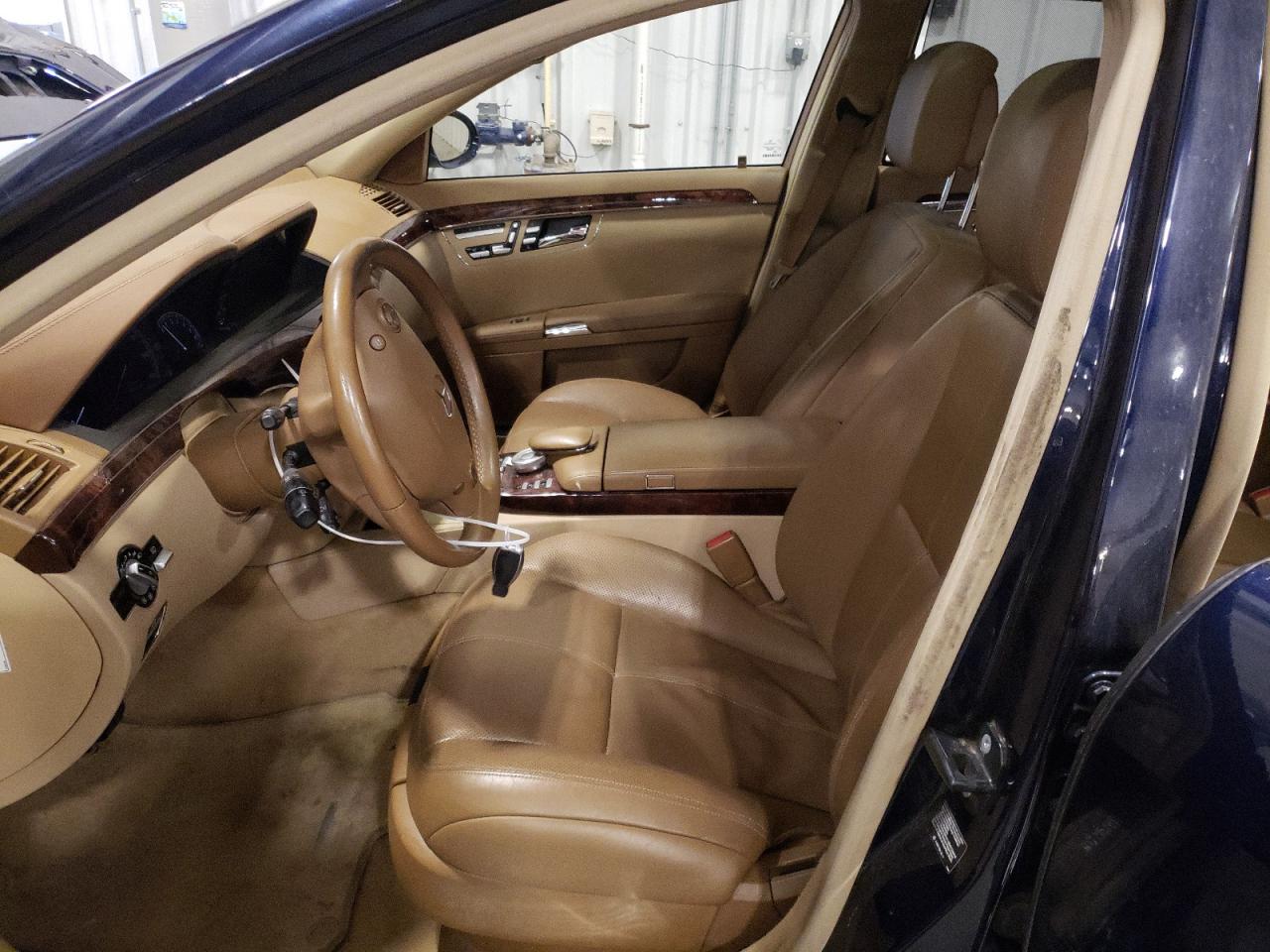 2007 Mercedes-Benz S-klasse VIN WDDNG86X07A111565 Copart auction photo, front end damage thumbnail 7