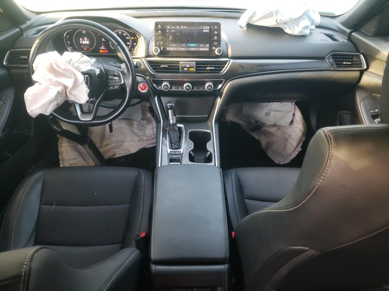 2021 Honda Accord VIN 1HGCV1F36MA068312 Copart auction photo, undercarriage / front end damage thumbnail 8