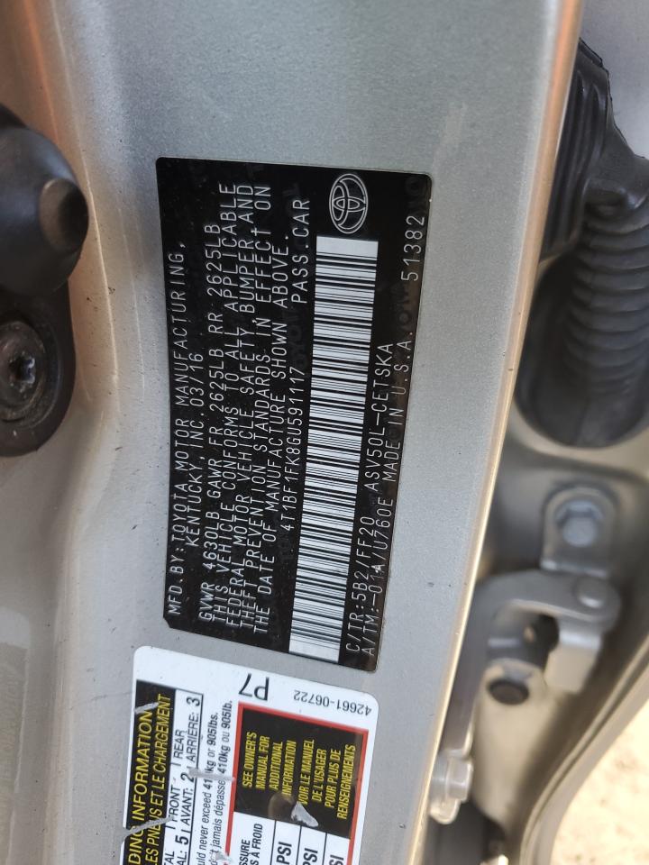 2016 Toyota Camry VIN 4T1BF1FK8GU591117 Copart auction photo, front end damage thumbnail 13