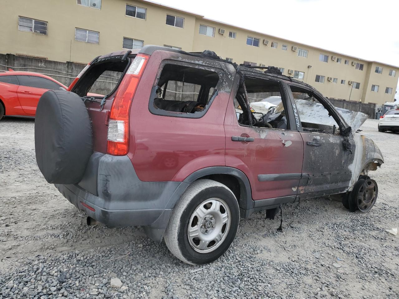 2006 Honda CR-V VIN SHSRD68526U406878 Copart auction photo, burn / burn - interior damage thumbnail 3