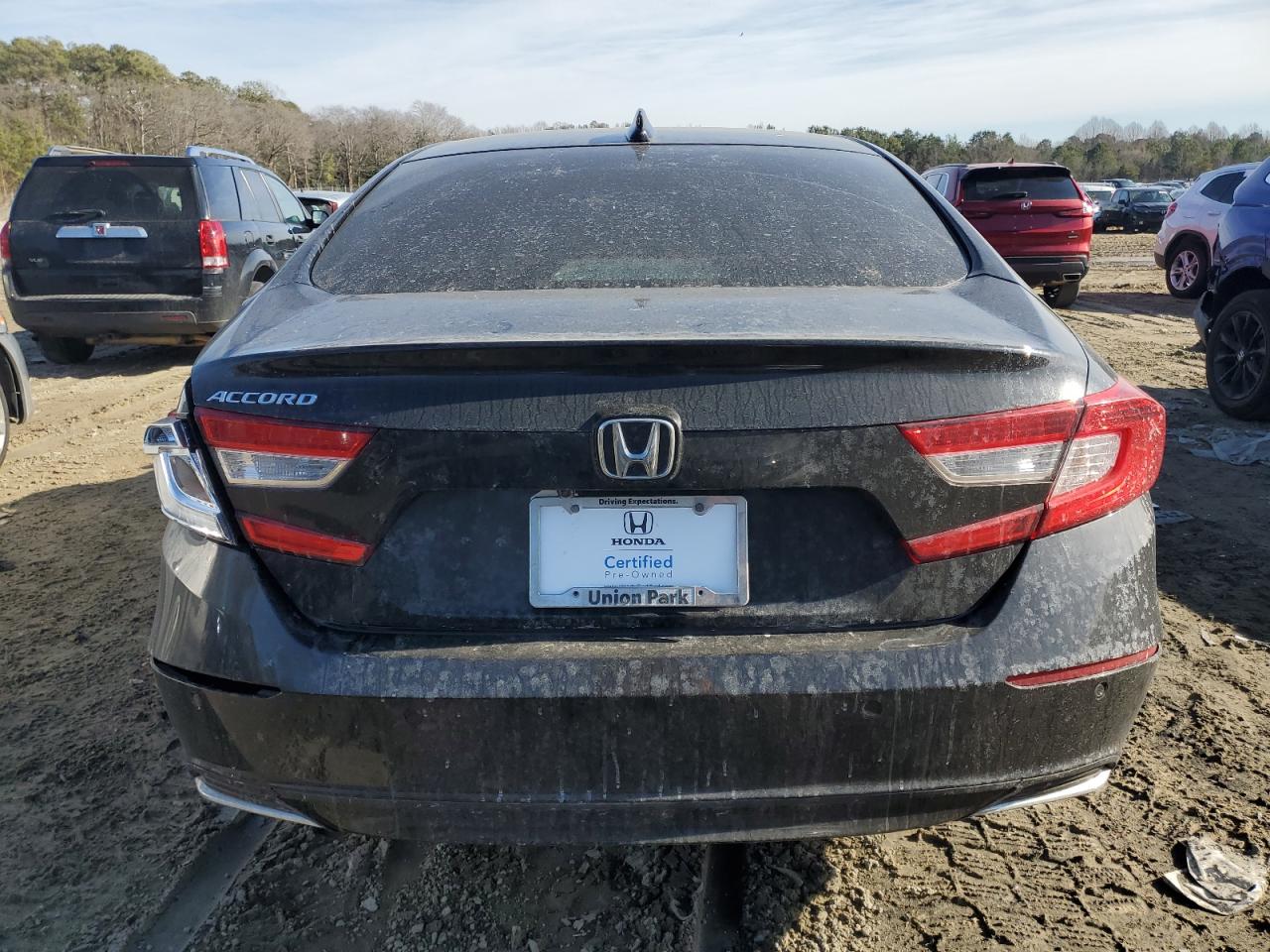 2022 Honda Accord VIN 1HGCV1F50NA008531 Copart auction photo, front end / rear end damage thumbnail 6