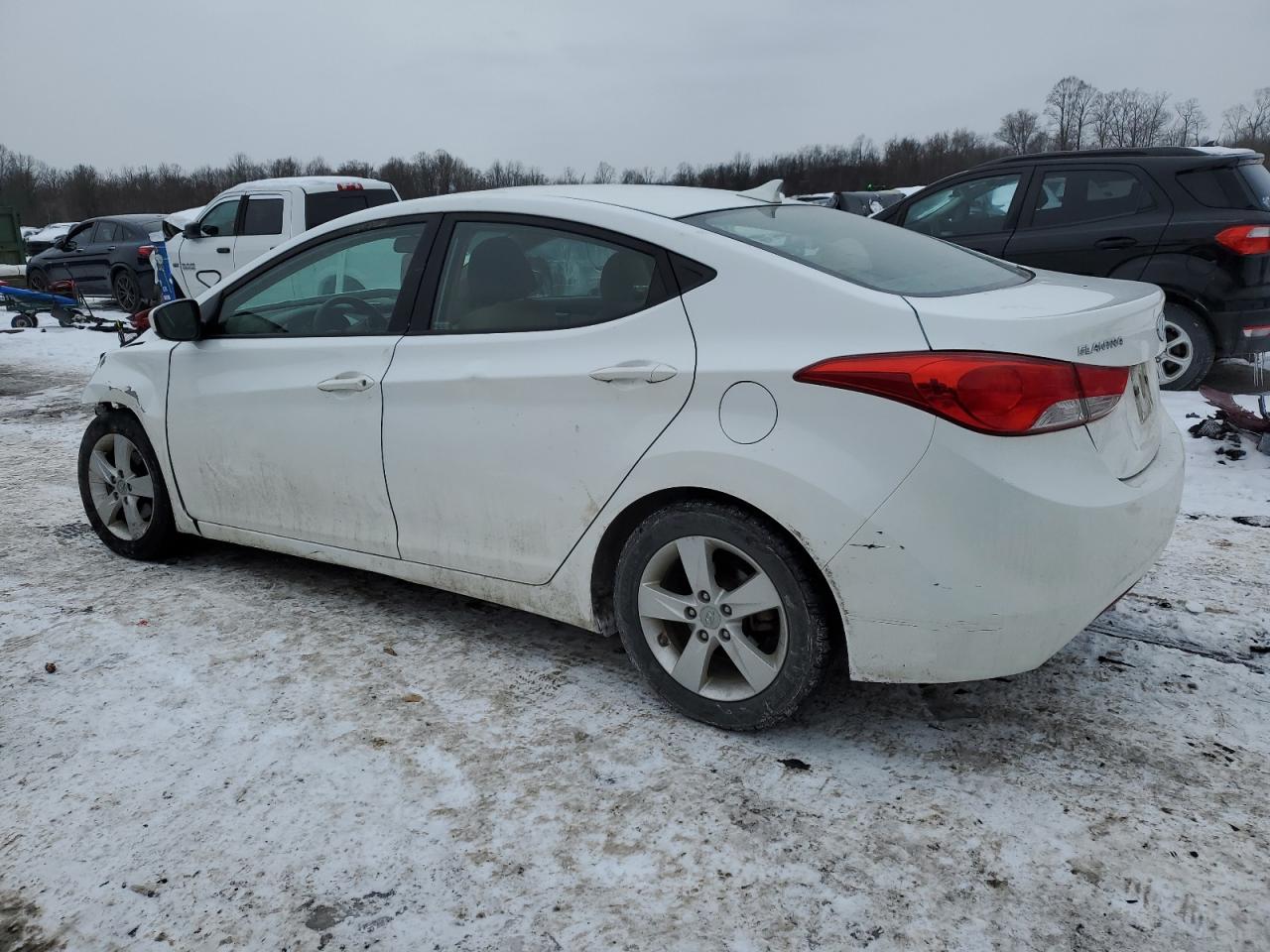 2013 Hyundai Elantra VIN 5NPDH4AE3DH304234 Copart auction photo, front end / side damage thumbnail 2