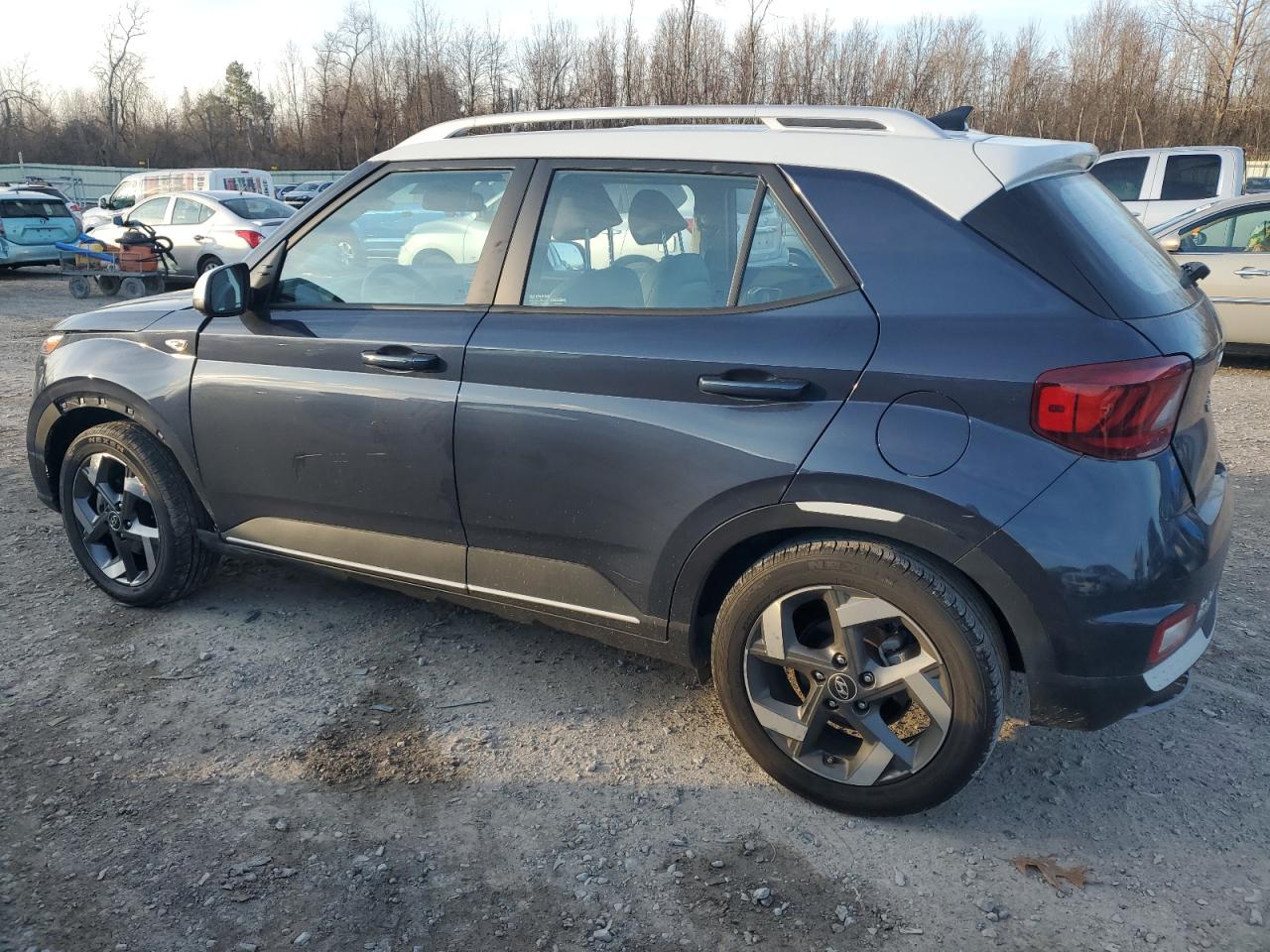 2021 Hyundai Venue VIN KMHRC8A38MU104283 Copart auction photo, rear end damage thumbnail 2