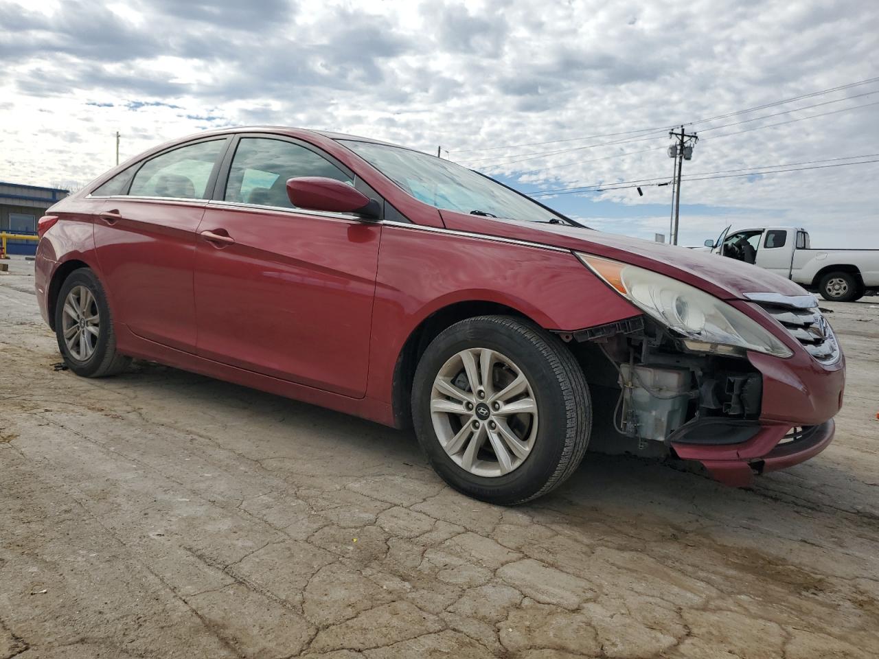 2013 Hyundai Sonata VIN 5NPEB4AC2DH731179 Copart auction photo, rear end damage thumbnail 4
