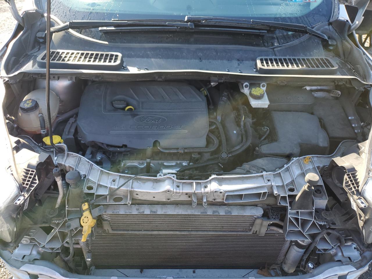 2017 Ford Escape VIN 1FMCU9GD1HUB07900 Copart auction photo, front end / rear end damage thumbnail 12