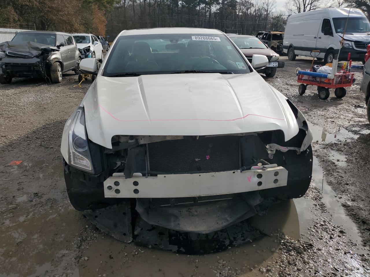 2013 Cadillac ATS VIN 1G6AA5RA9D0167864 Copart auction photo, front end damage thumbnail 5