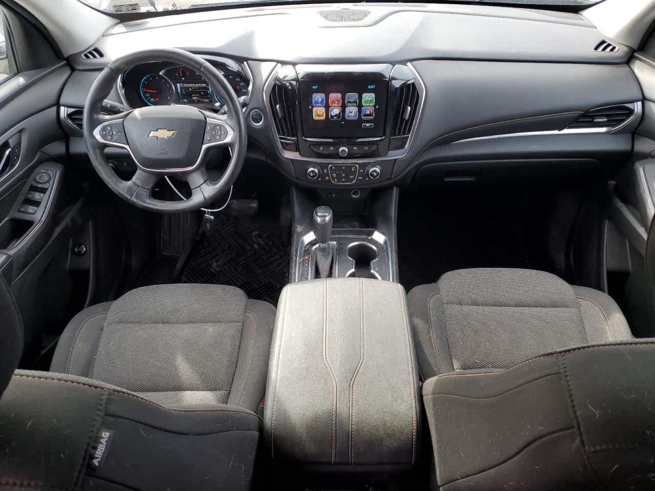 2018 Chevrolet Traverse VIN 1GNERGKW9JJ129542 Copart auction photo, front end / side damage thumbnail 8