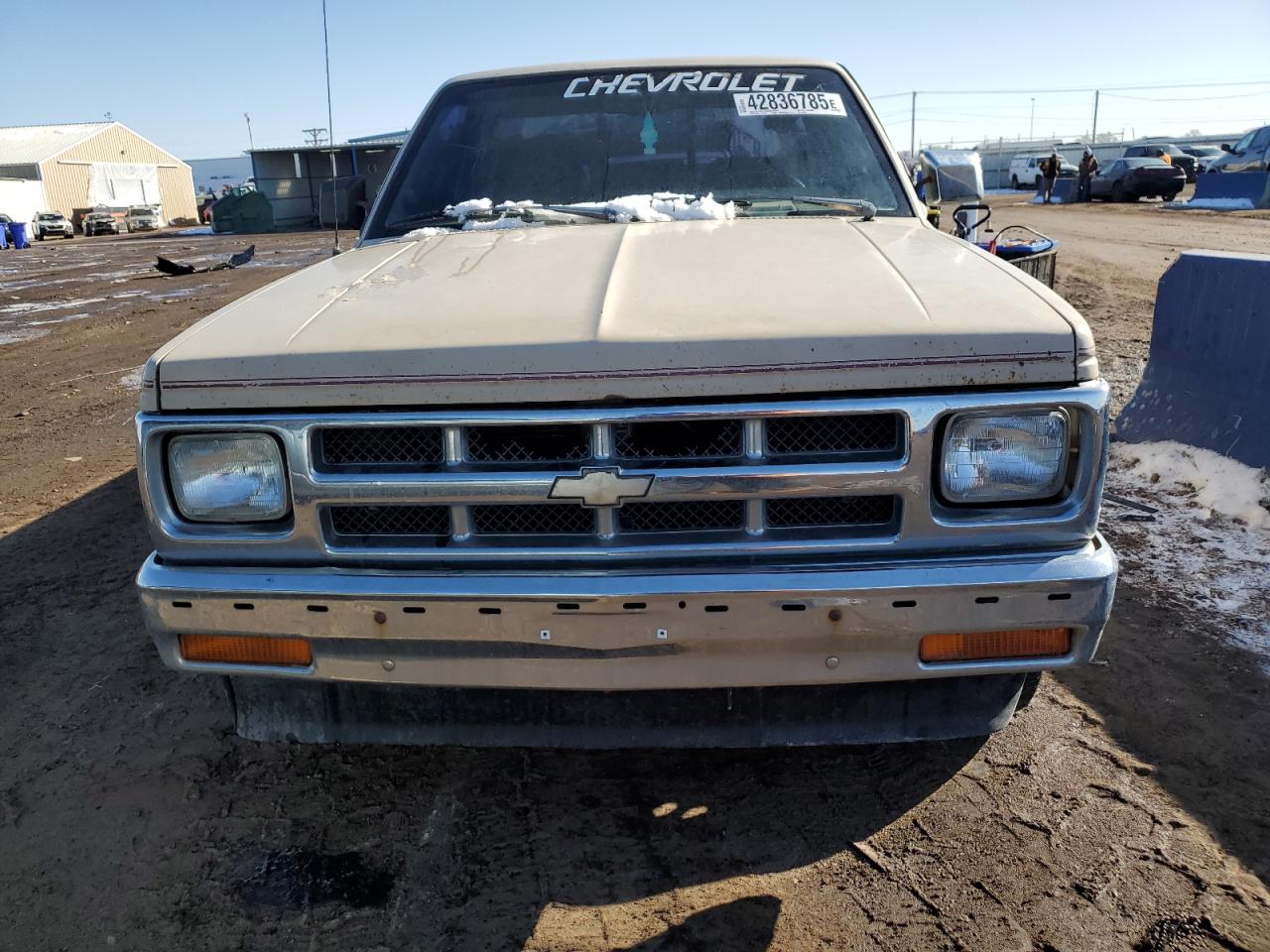 1993 Chevrolet S-10 Pickup VIN 1GCCS14R7P8108150 Copart auction photo, rear end damage thumbnail 5