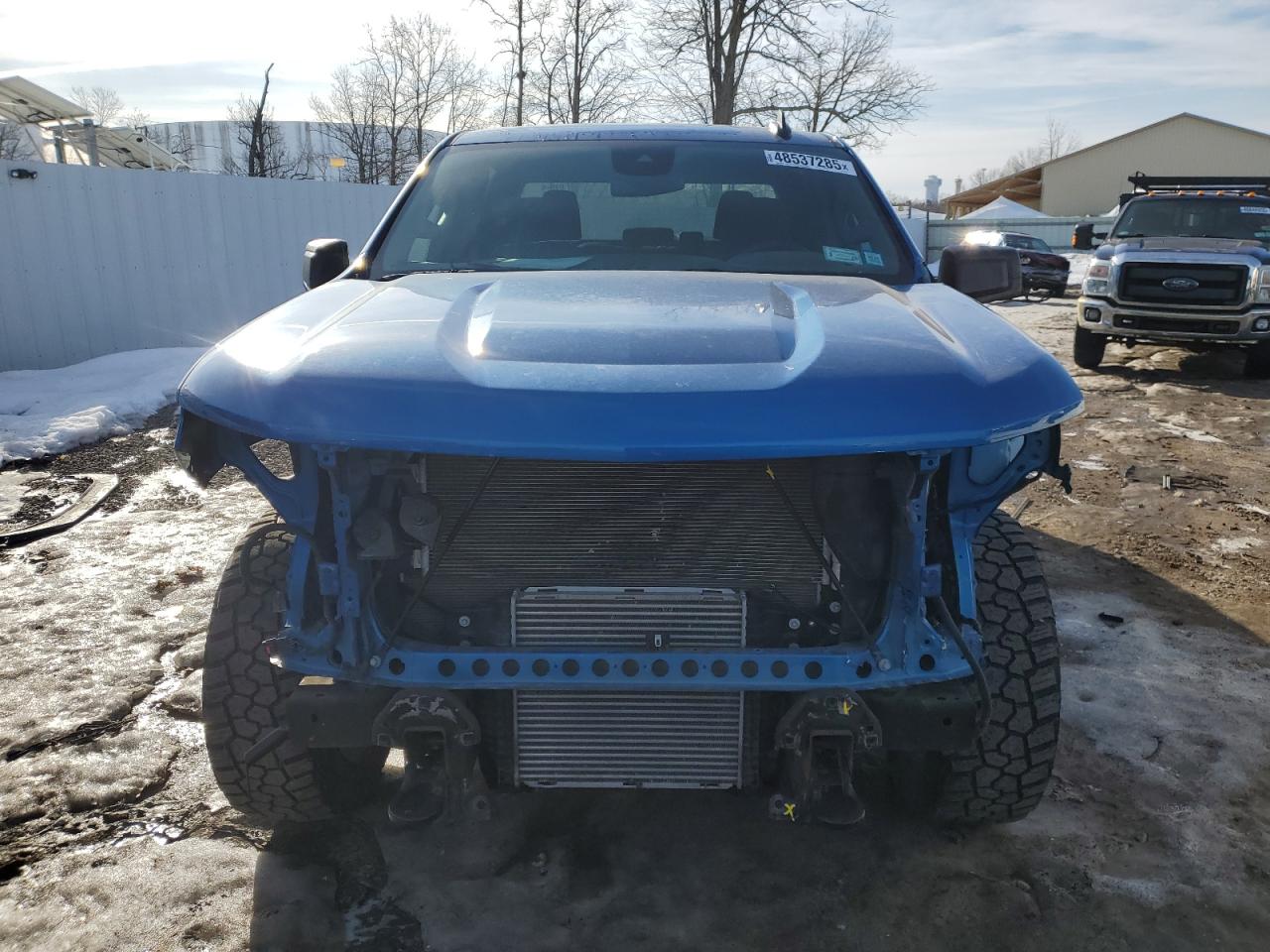 2022 Chevrolet Silverado VIN 3GCPDBEK5NG541122 Copart auction photo, front end damage thumbnail 5