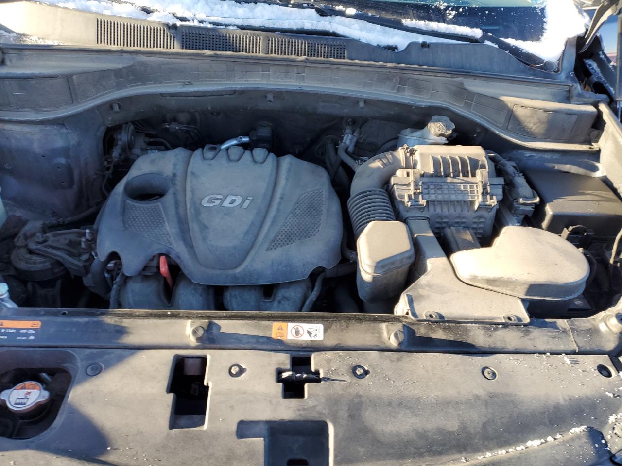 2013 Hyundai Santa Fe VIN 5XYZTDLB6DG018876 Copart auction photo, rear end damage thumbnail 11
