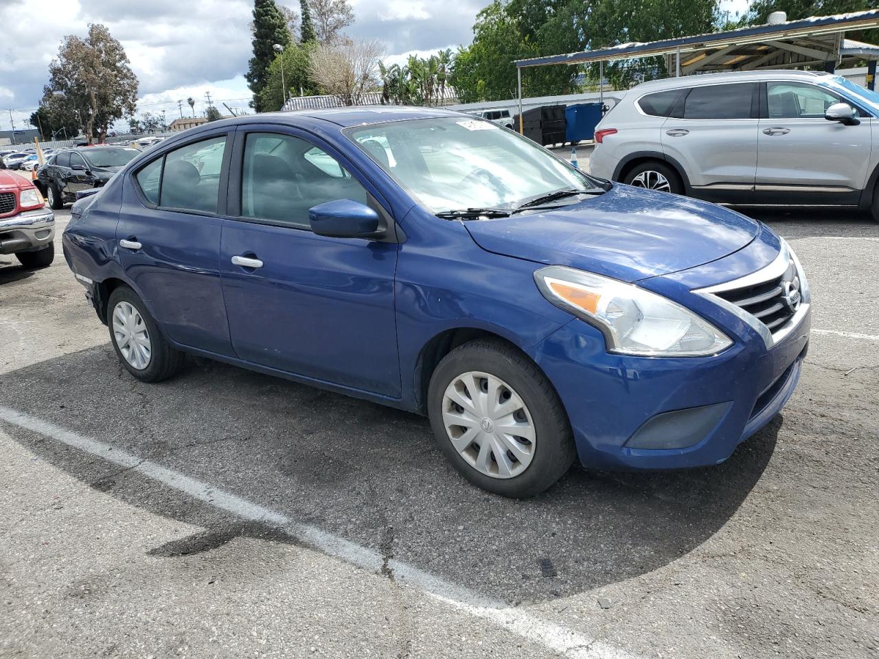 2019 Nissan Versa VIN 3N1CN7AP5KL869253 Copart auction photo, rear end damage thumbnail 4