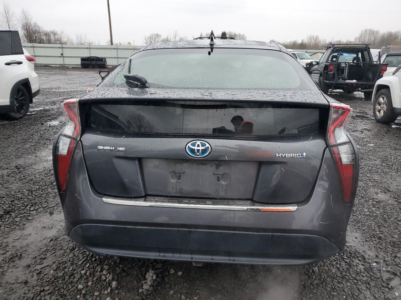 2016 Toyota Prius VIN JTDKBRFU0G3505353 Copart auction photo, front end damage thumbnail 6