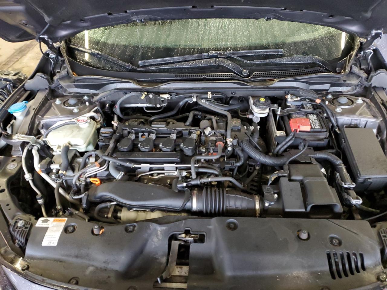 2021 Honda Civic VIN 19XFC1F38ME200761 Copart auction photo, vandalism damage thumbnail 11