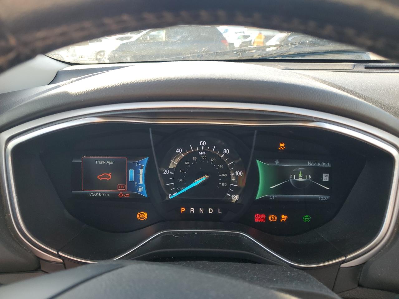 2014 Ford Fusion VIN 3FA6P0LU6ER185155 Copart auction photo, mechanical damage thumbnail 9