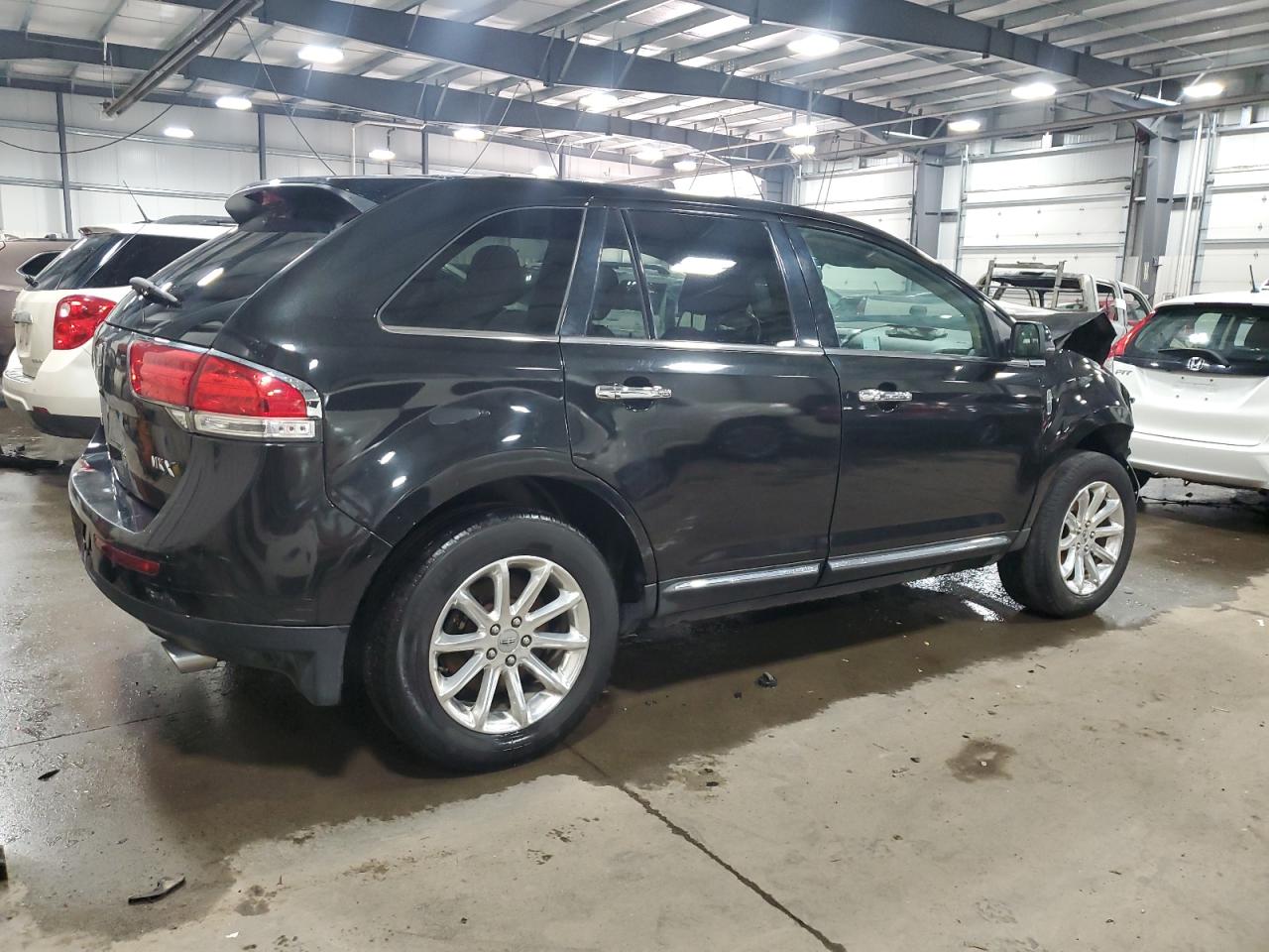 2014 Lincoln MKX VIN 2LMDJ6JK3EBL17682 Copart auction photo, front end / rear end damage thumbnail 3