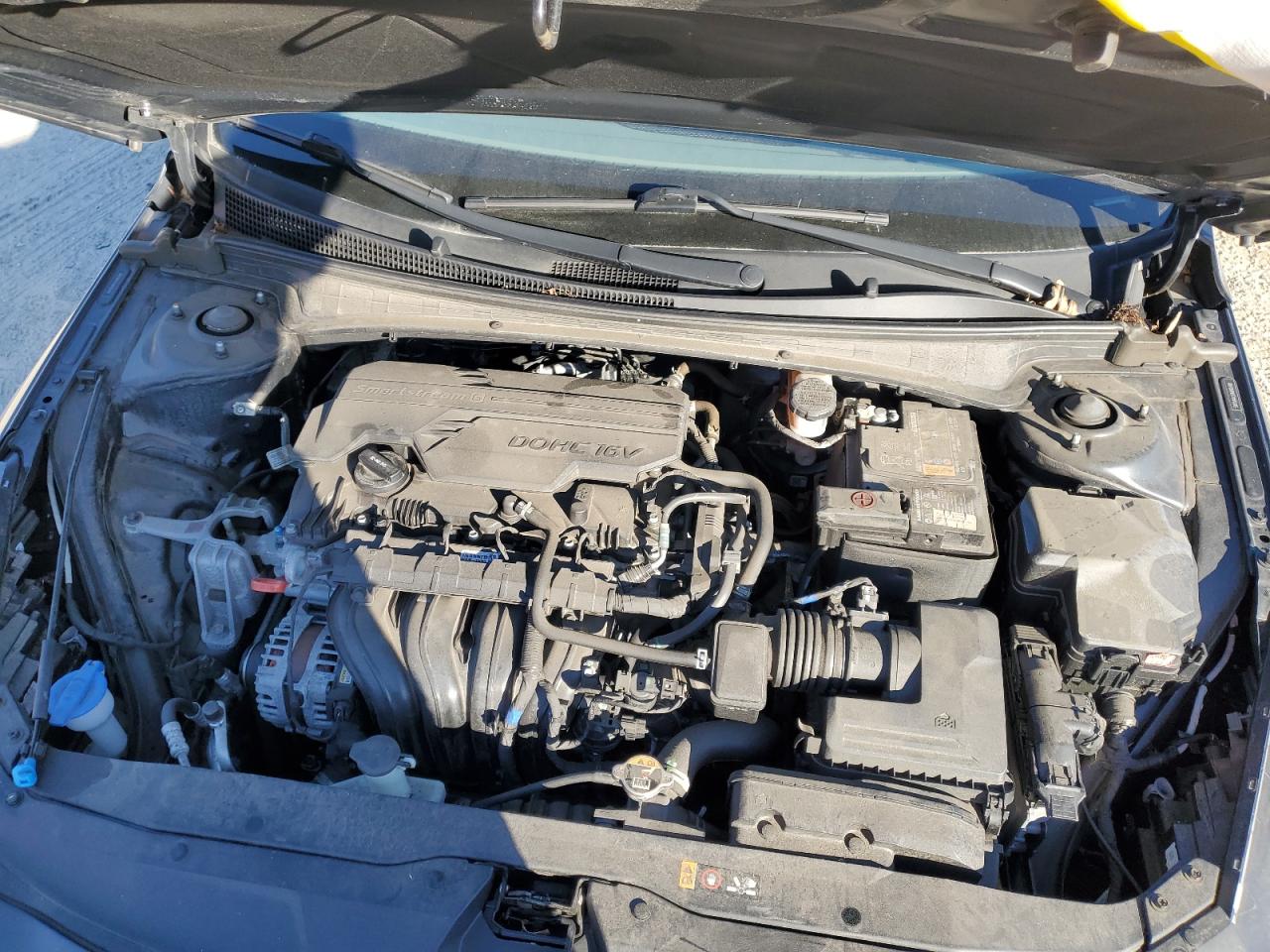2021 Hyundai Elantra VIN 5NPLM4AGXMH026988 Copart auction photo, side / rear end damage thumbnail 11