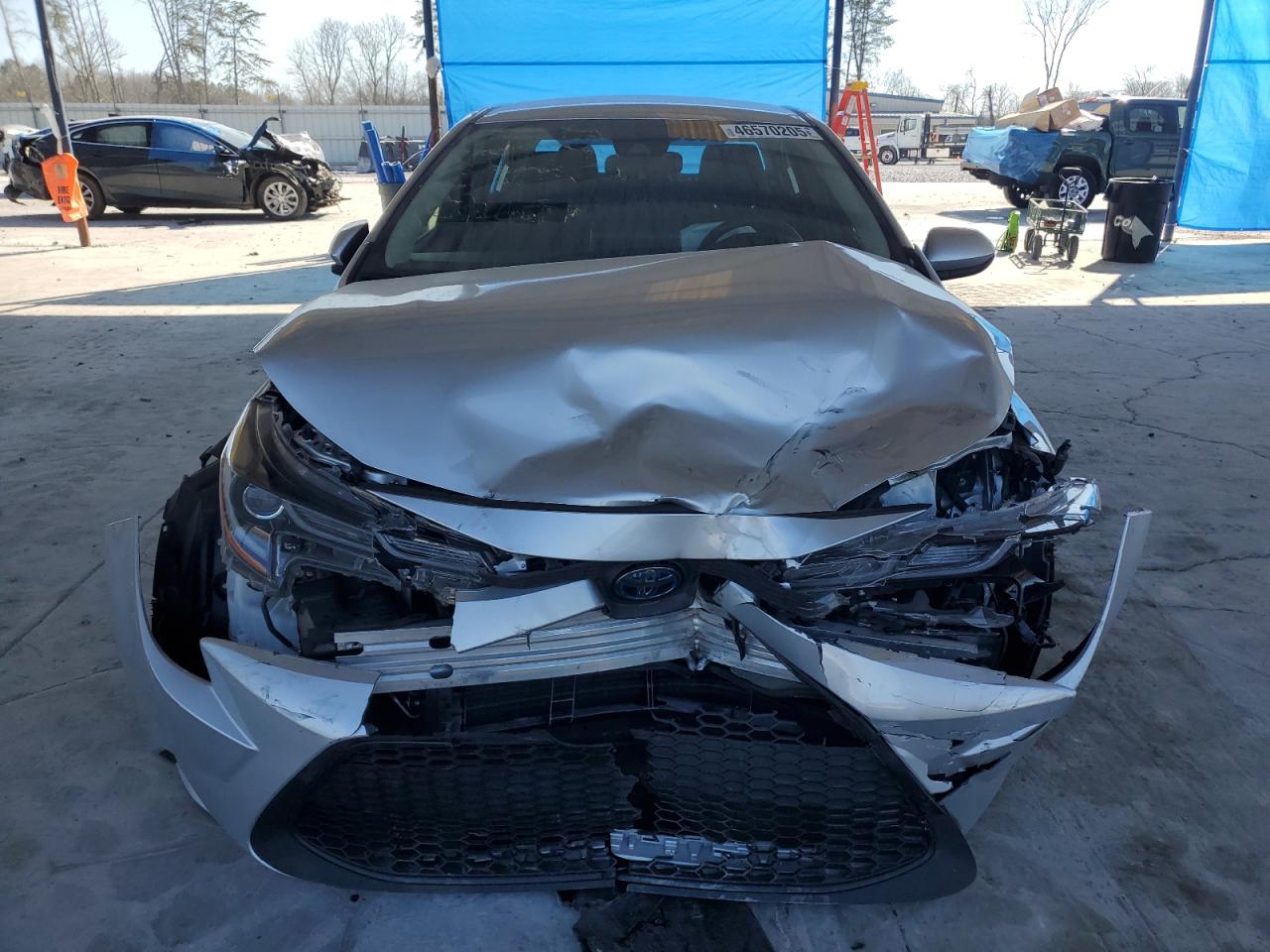 2021 Toyota Corolla VIN JTDEAMDEXMJ017937 Copart auction photo, front end / minor dent/scratches damage thumbnail 5