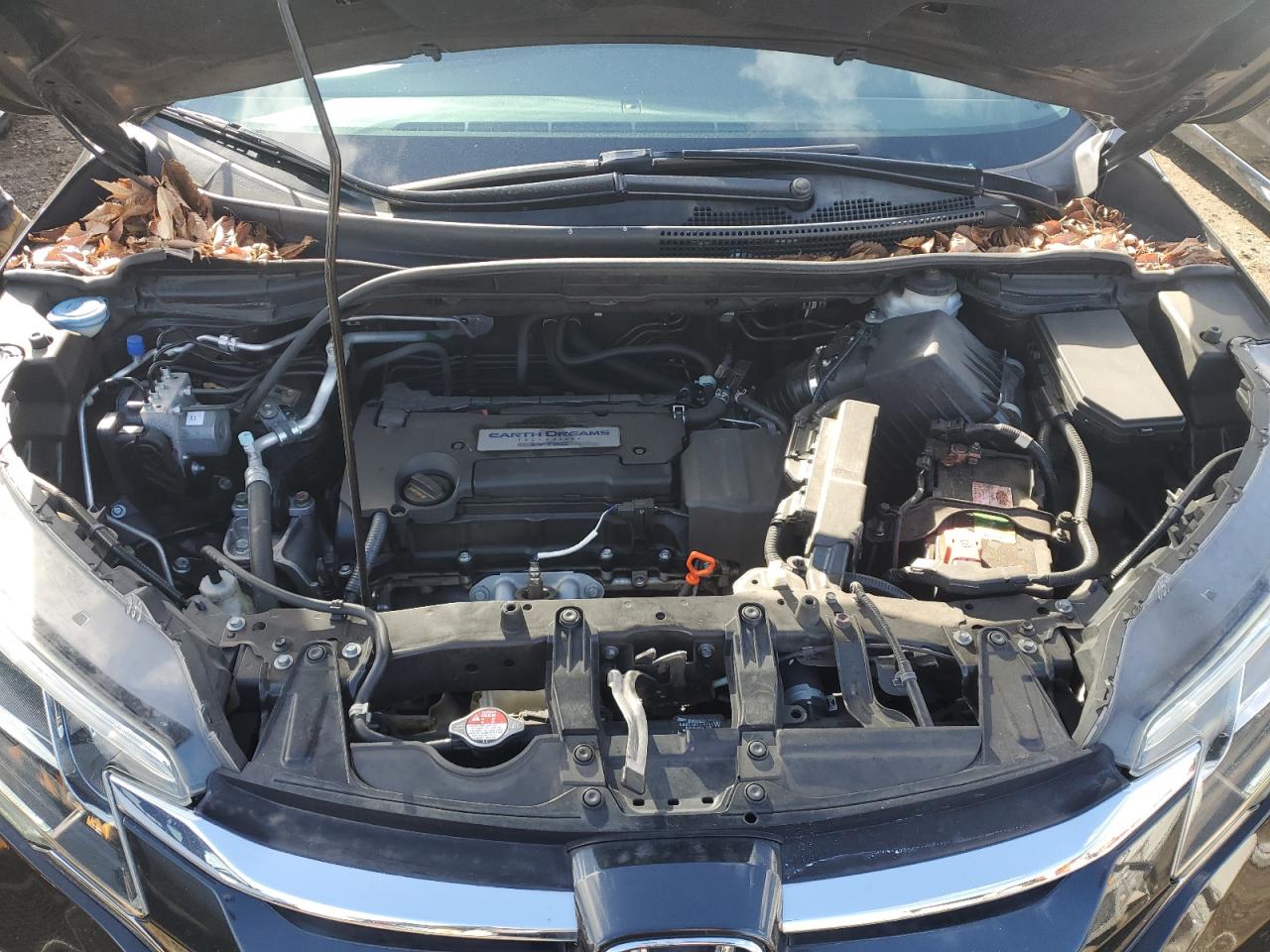2015 Honda CR-V VIN 2HKRM3H58FH545937 Copart auction photo, rear end / undercarriage damage thumbnail 12