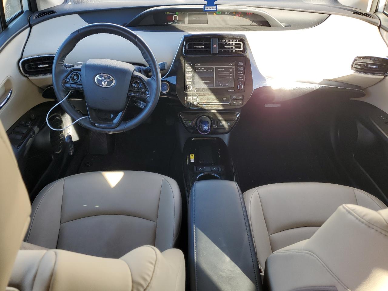 2021 Toyota Prius VIN JTDKAMFU8M3134590 Copart auction photo, rear end damage thumbnail 8