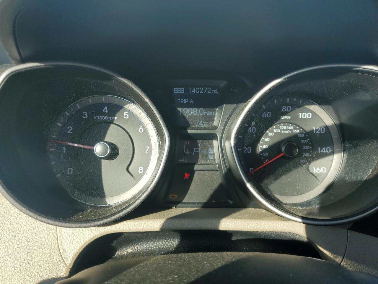 2014 Hyundai Elantra VIN KMHD35LH4EU219899 Copart auction photo, mechanical / minor dent/scratches damage thumbnail 9
