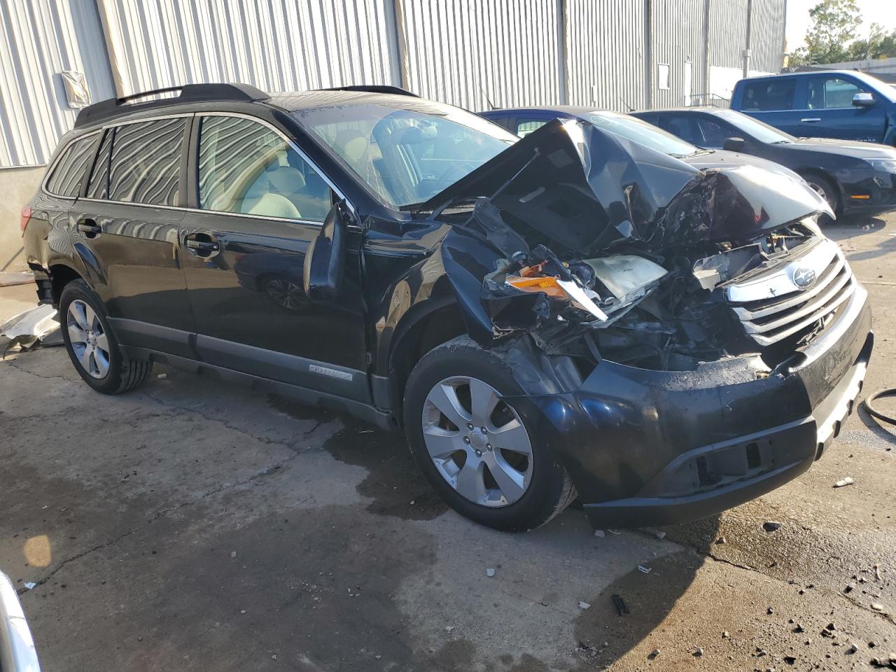2010 Subaru Outback VIN 4S4BRCGCXA3325721 Copart auction photo, front end / rear end damage thumbnail 4