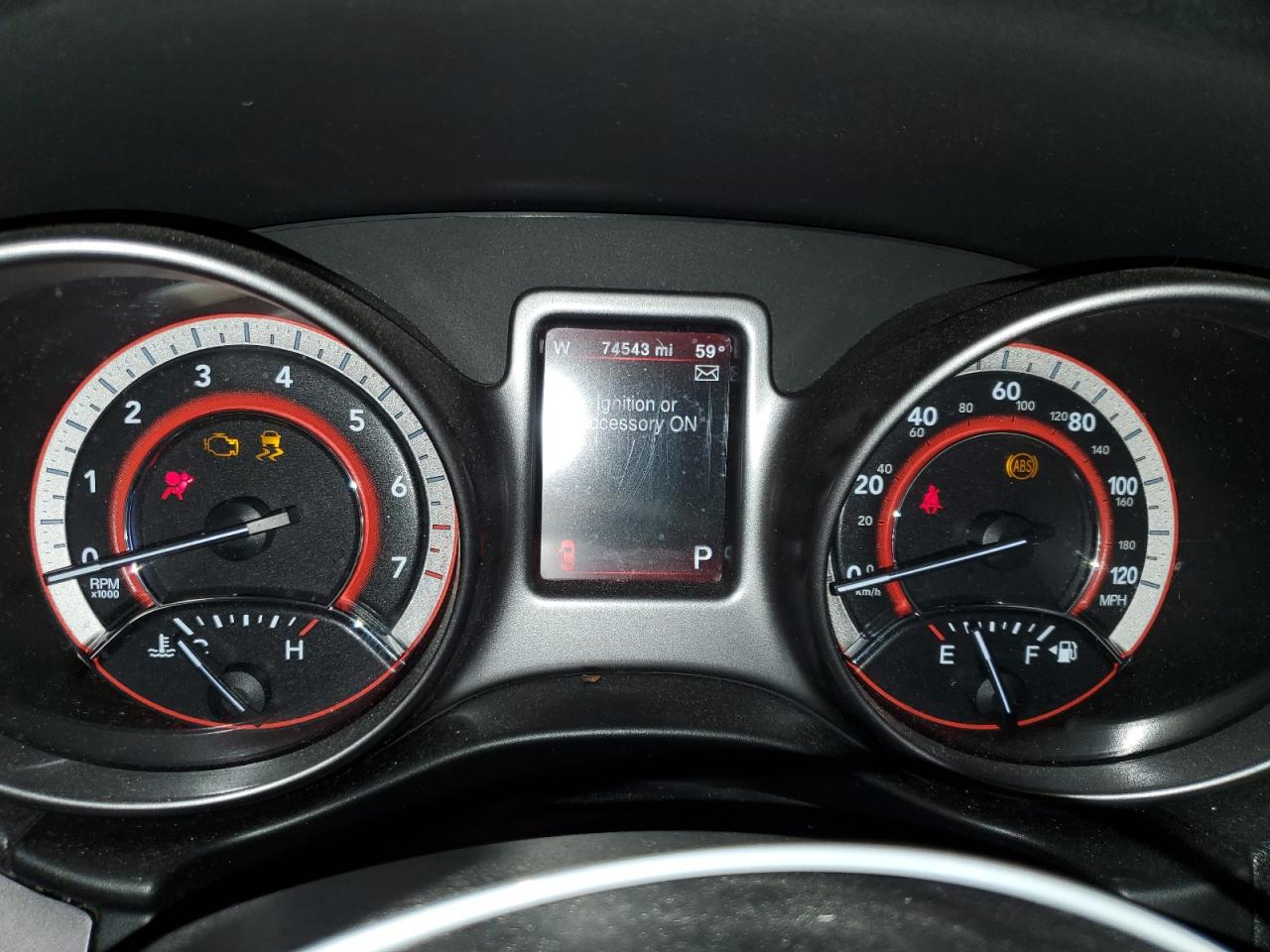 2020 Dodge Journey VIN 3C4PDCGB0LT206664 Copart auction photo, front end damage thumbnail 9