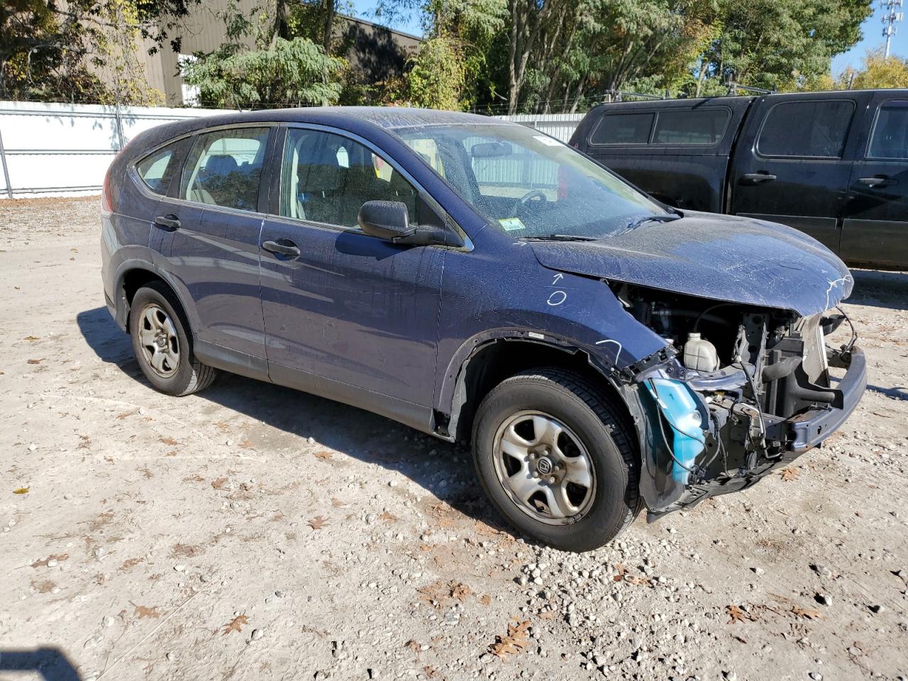 2013 Honda CR-V VIN 2HKRM4H38DH614529 Copart auction photo, front end damage thumbnail 4