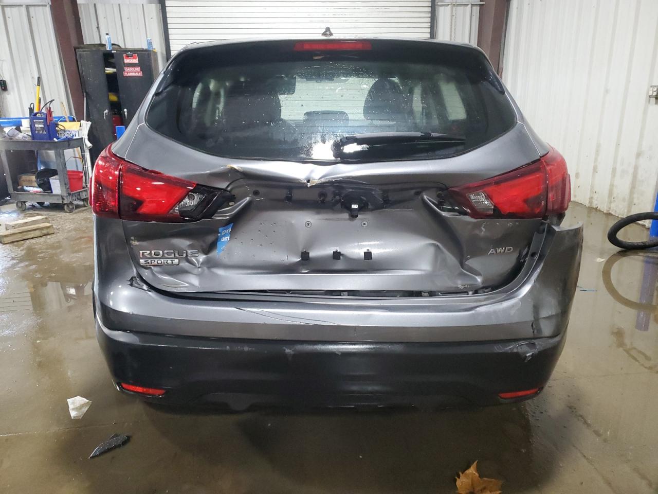 2019 Nissan Rogue VIN JN1BJ1CR2KW627615 Copart auction photo, rollover damage thumbnail 6