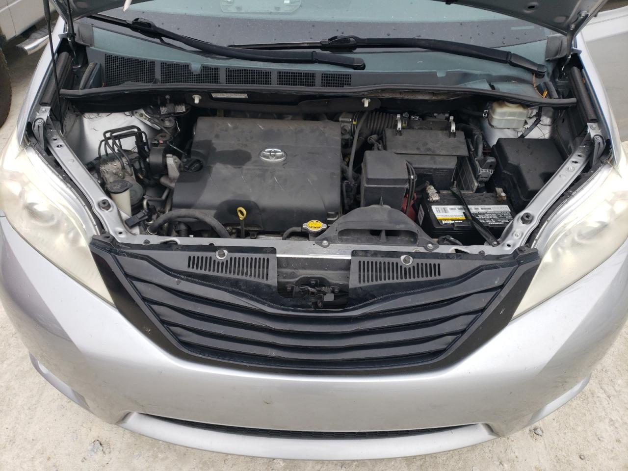 2015 Toyota Sienna VIN 5TDZK3DC8FS541097 Copart auction photo, side / rear end damage thumbnail 12