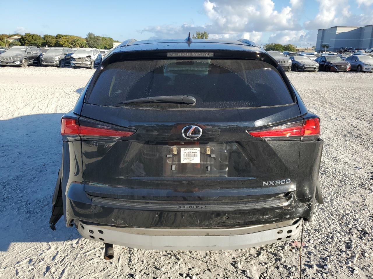 2019 Lexus NX VIN JTJYARBZ9K2132811 Copart auction photo, front end / rear end damage thumbnail 6