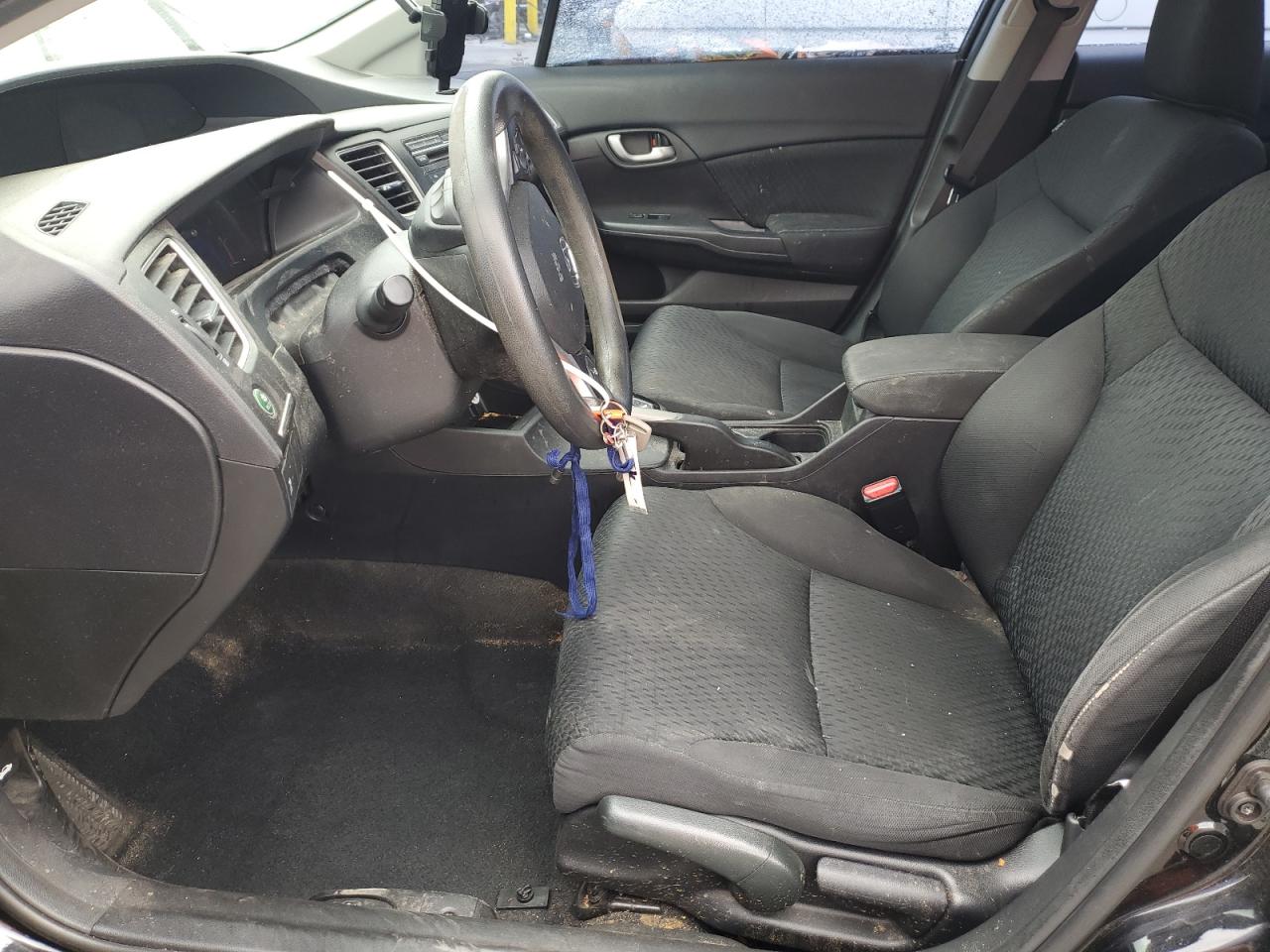 2015 Honda Civic VIN 19XFB2F52FE119896 Copart auction photo, side / rear end damage thumbnail 7