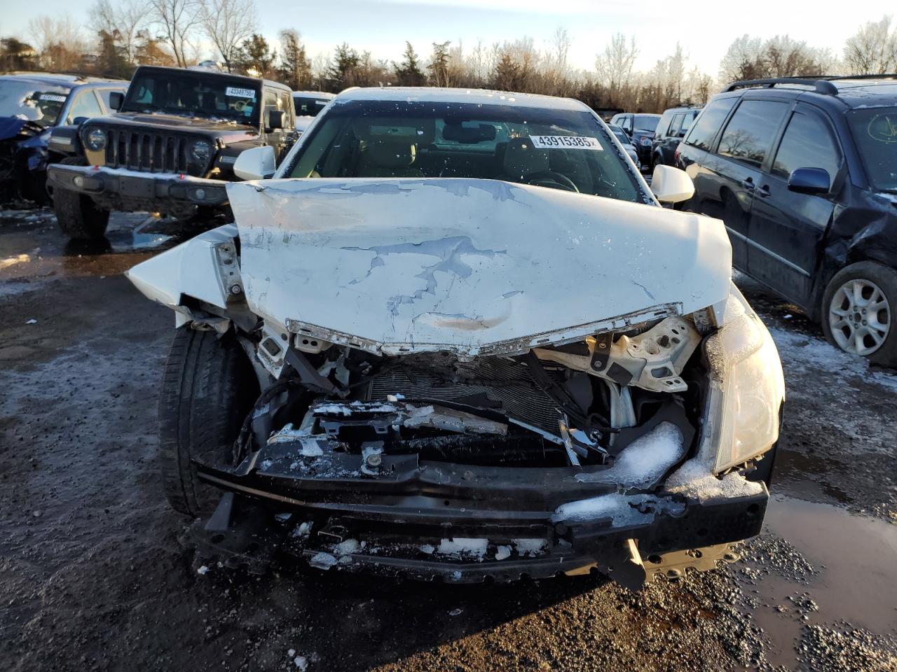 2013 Cadillac CTS VIN 1G6DE5E53D0159365 Copart auction photo, front end damage thumbnail 5