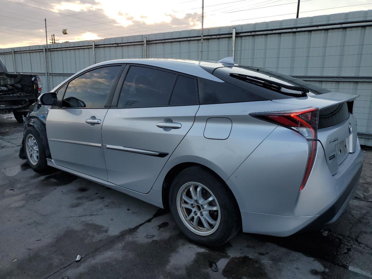 2016 Toyota Prius VIN JTDKBRFU6G3023583 Copart auction photo, front end / side damage thumbnail 2