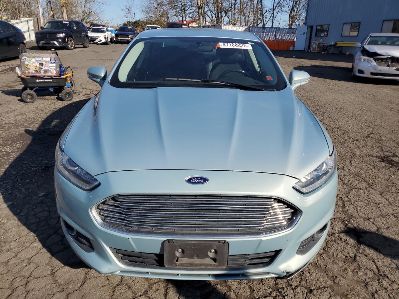2014 Ford Fusion VIN 3FA6P0LU6ER185155 Copart auction photo, mechanical damage thumbnail 5