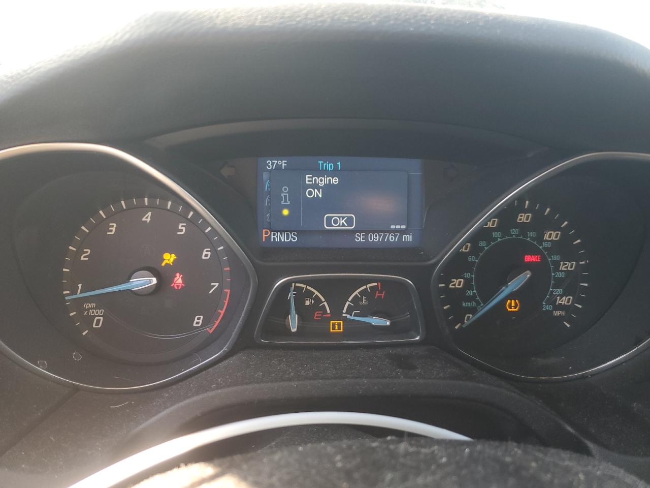 2014 Ford Focus VIN 1FADP3K28EL368967 Copart auction photo, front end / minor dent/scratches damage thumbnail 9