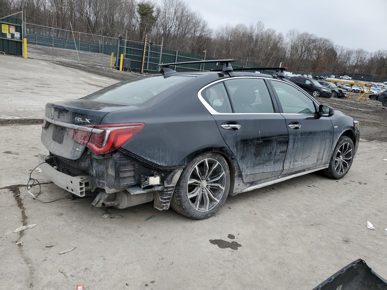 2018 Acura RLX VIN JH4KC2F98JC000408 Copart auction photo, all over / undercarriage damage thumbnail 3