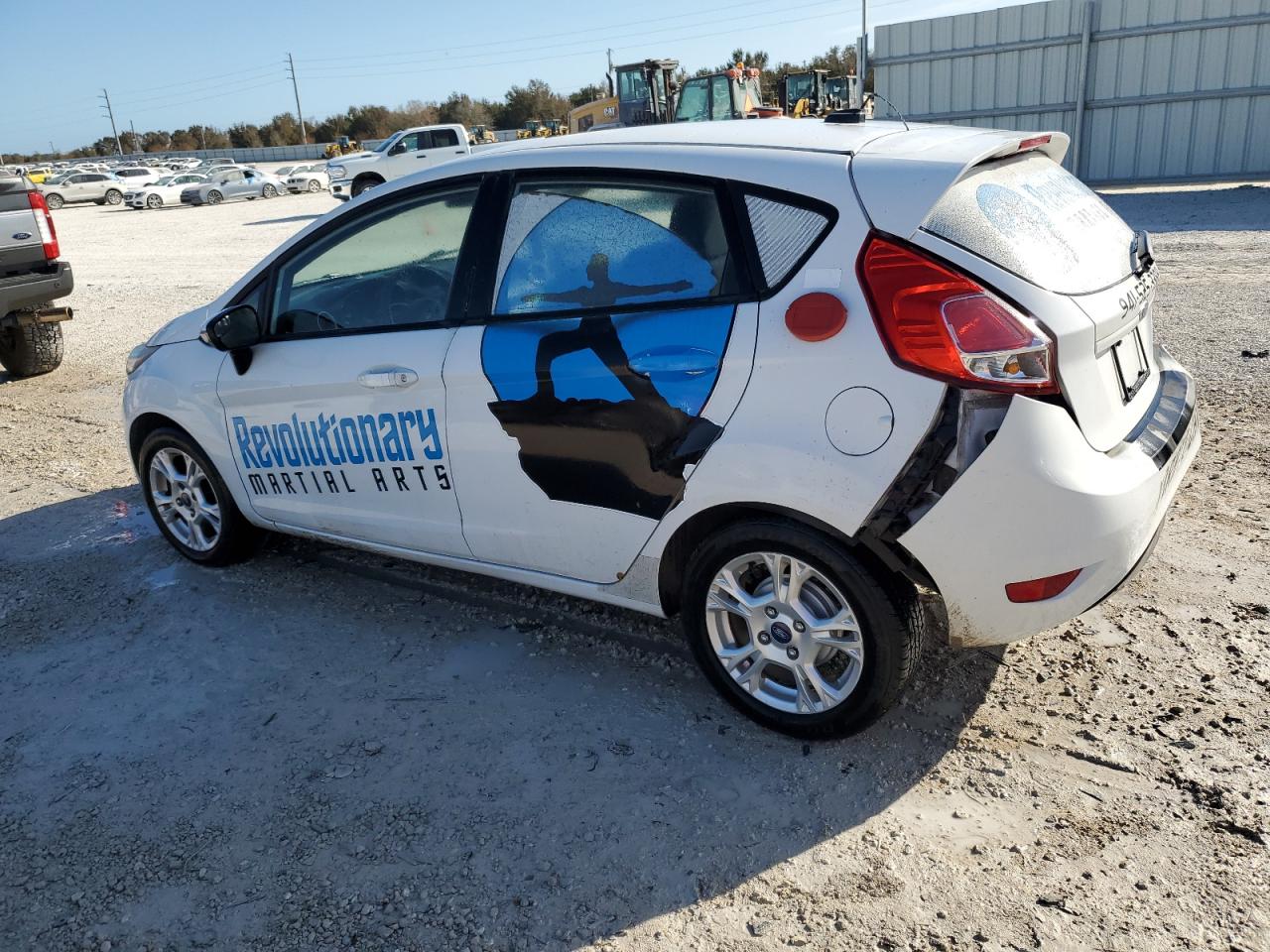 2014 Ford Fiesta VIN 3FADP4EJ3EM139796 Copart auction photo, rear end damage thumbnail 2