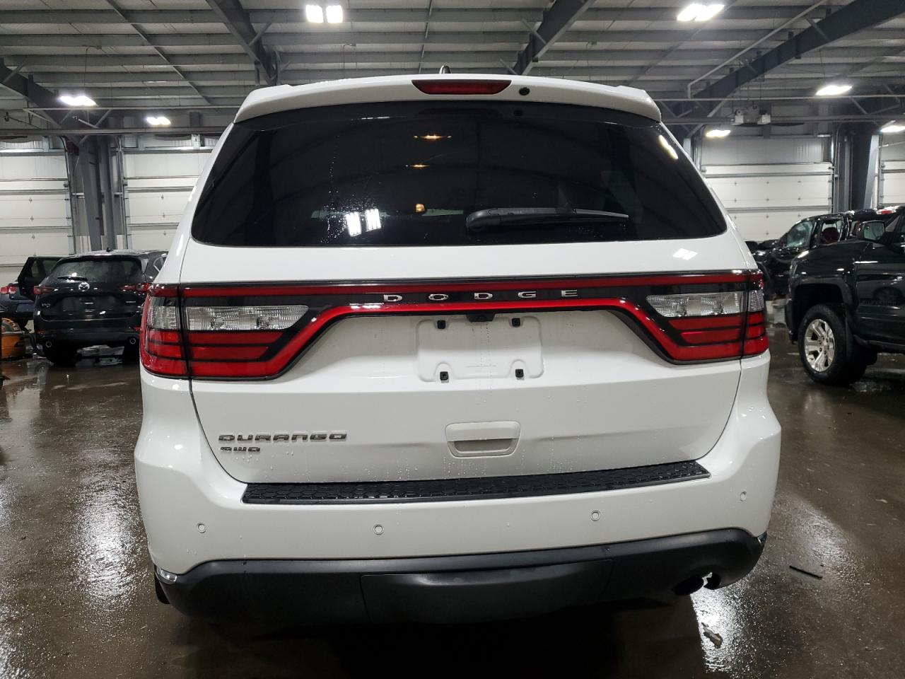 2016 Dodge Durango VIN 1C4RDJAG2GC331846 Copart auction photo, front end / side damage thumbnail 6