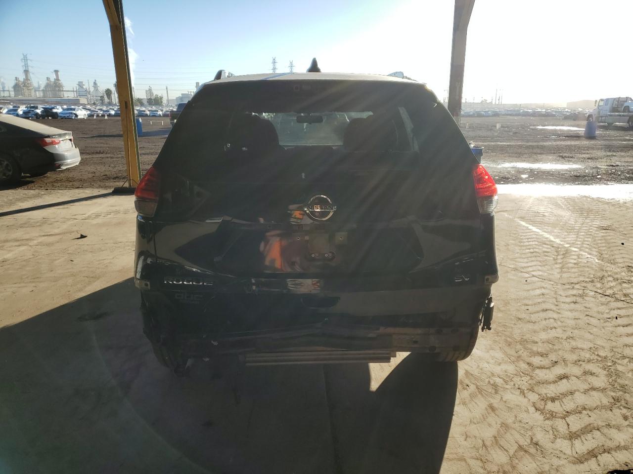 2017 Nissan Rogue VIN JN8AT2MT4HW383935 Copart auction photo, front end / rear end damage thumbnail 6