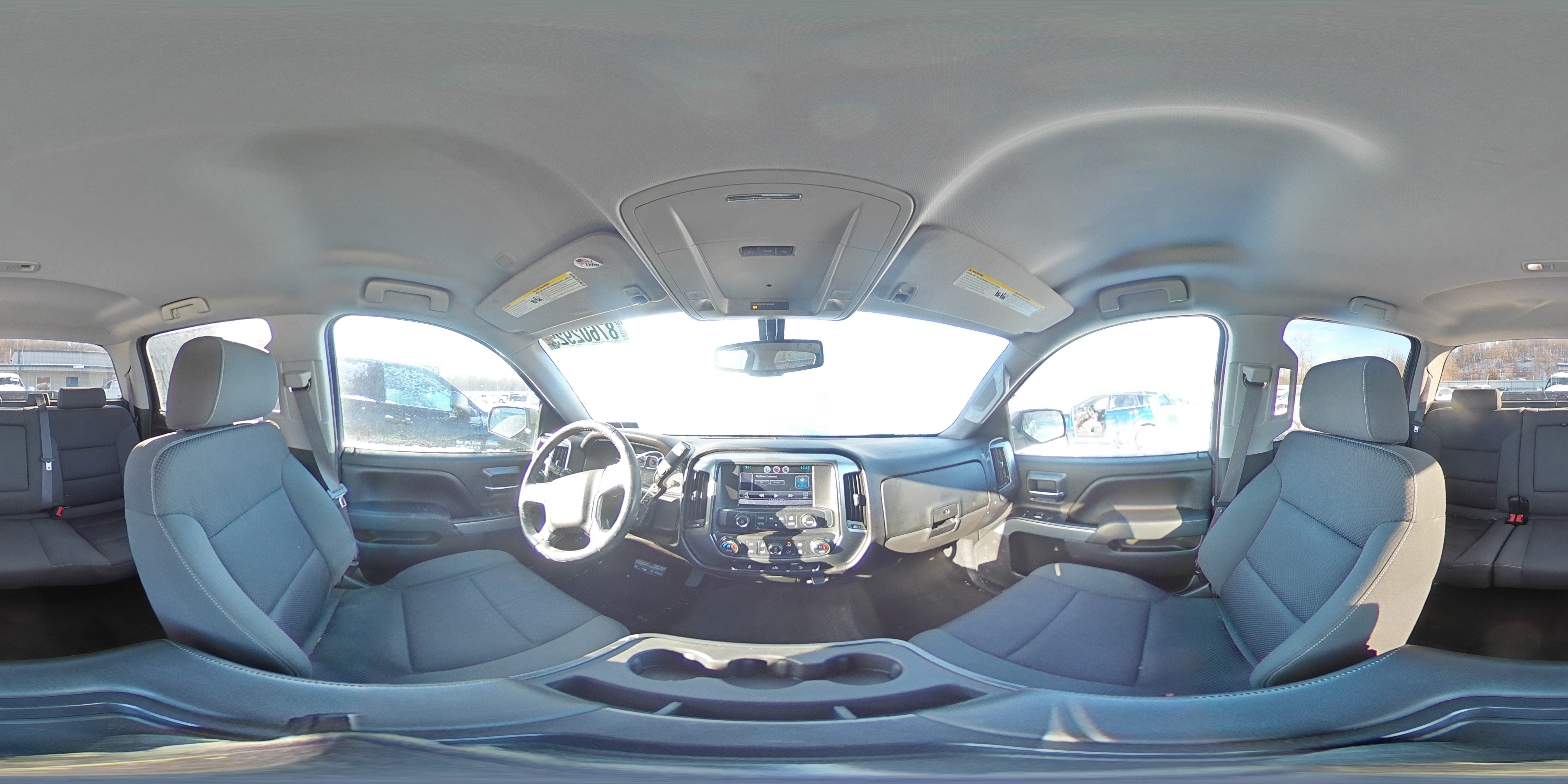 2015 Chevrolet Silverado VIN 3GCUKREC4FG190053 Copart auction photo, front end damage thumbnail 14