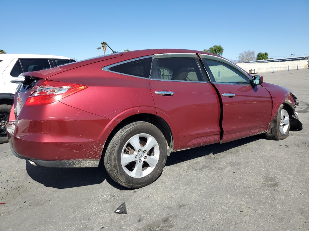 2010 Honda Accord VIN 5J6TF1H32AL007431 Copart auction photo, front end / side damage thumbnail 3