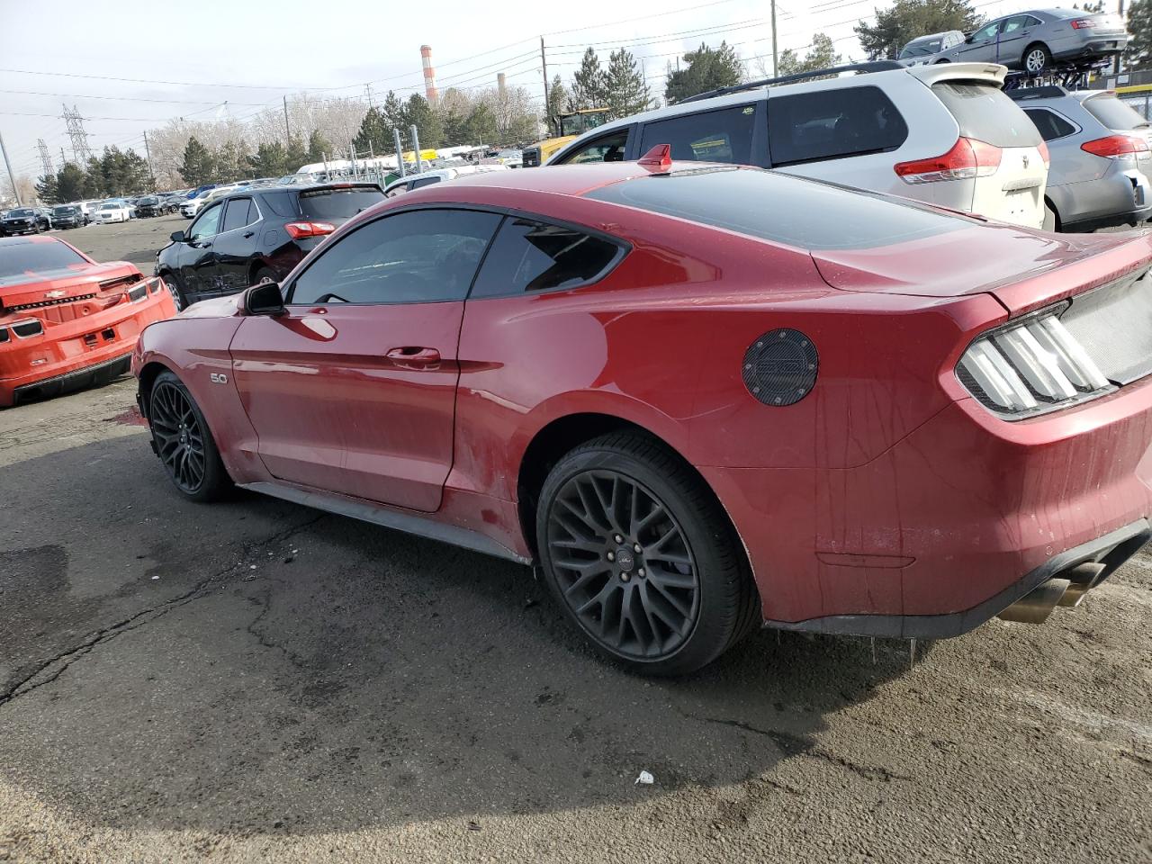 2021 Ford Mustang VIN 1FA6P8CF0M5151679 Copart auction photo, front end damage thumbnail 2