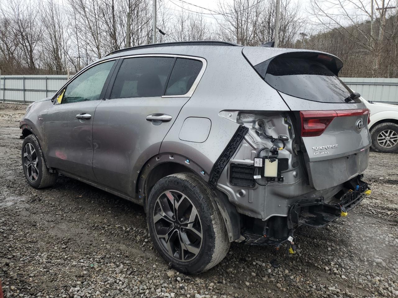 2021 KIA Sportage VIN KNDPNCAC3M7920535 Copart auction photo, rear end damage thumbnail 2