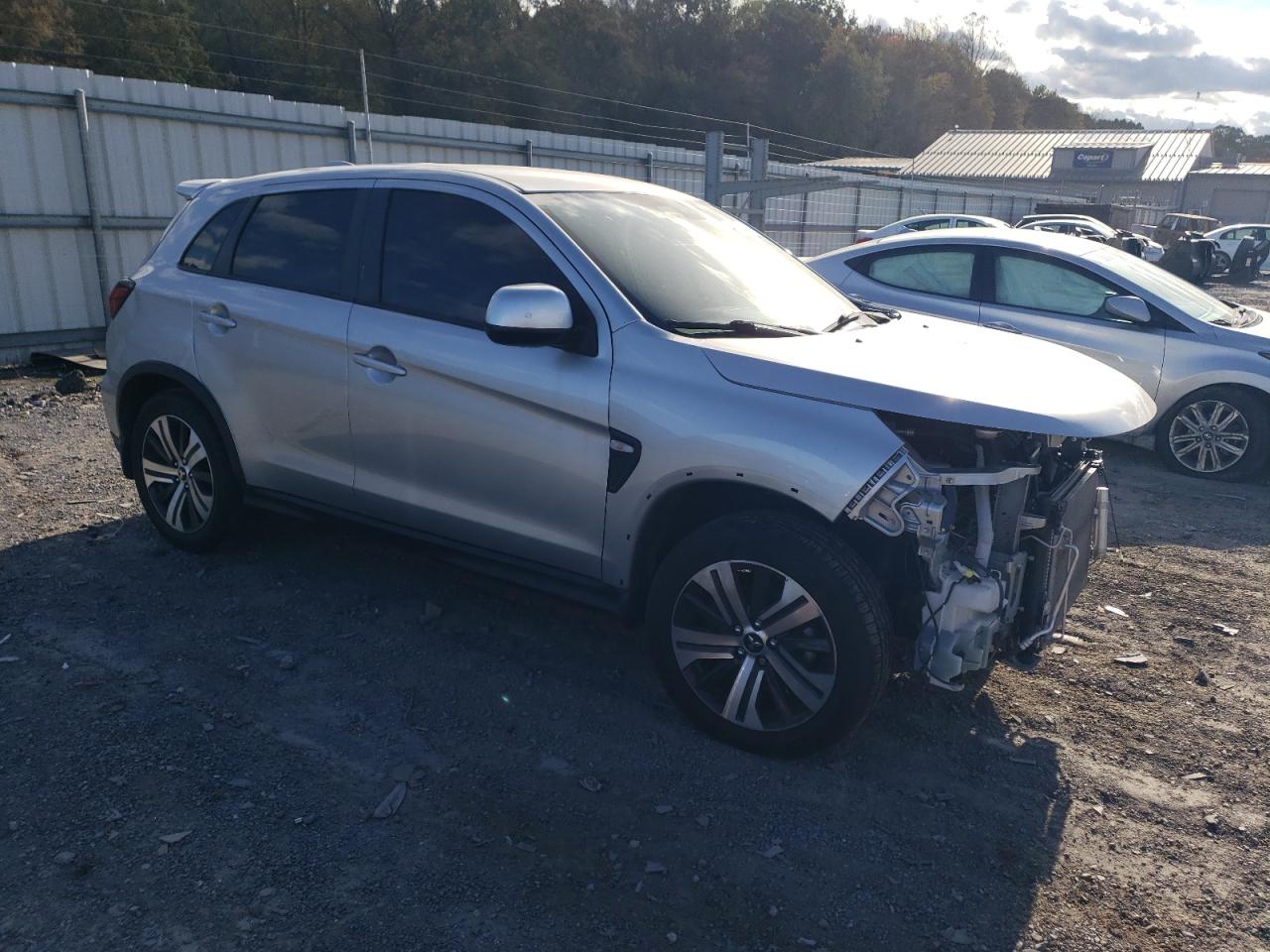 2021 Mitsubishi Outlander VIN JA4ARUAU1MU034864 Copart auction photo, rejected repair / mechanical damage thumbnail 4