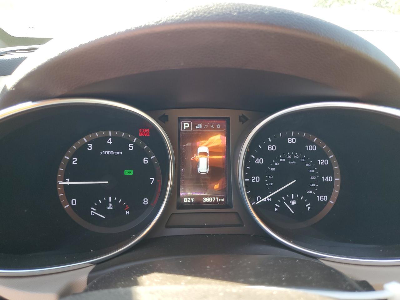 2017 Hyundai Santa Fe VIN 5NMZU3LB0HH031626 Copart auction photo, front end / rear end damage thumbnail 9