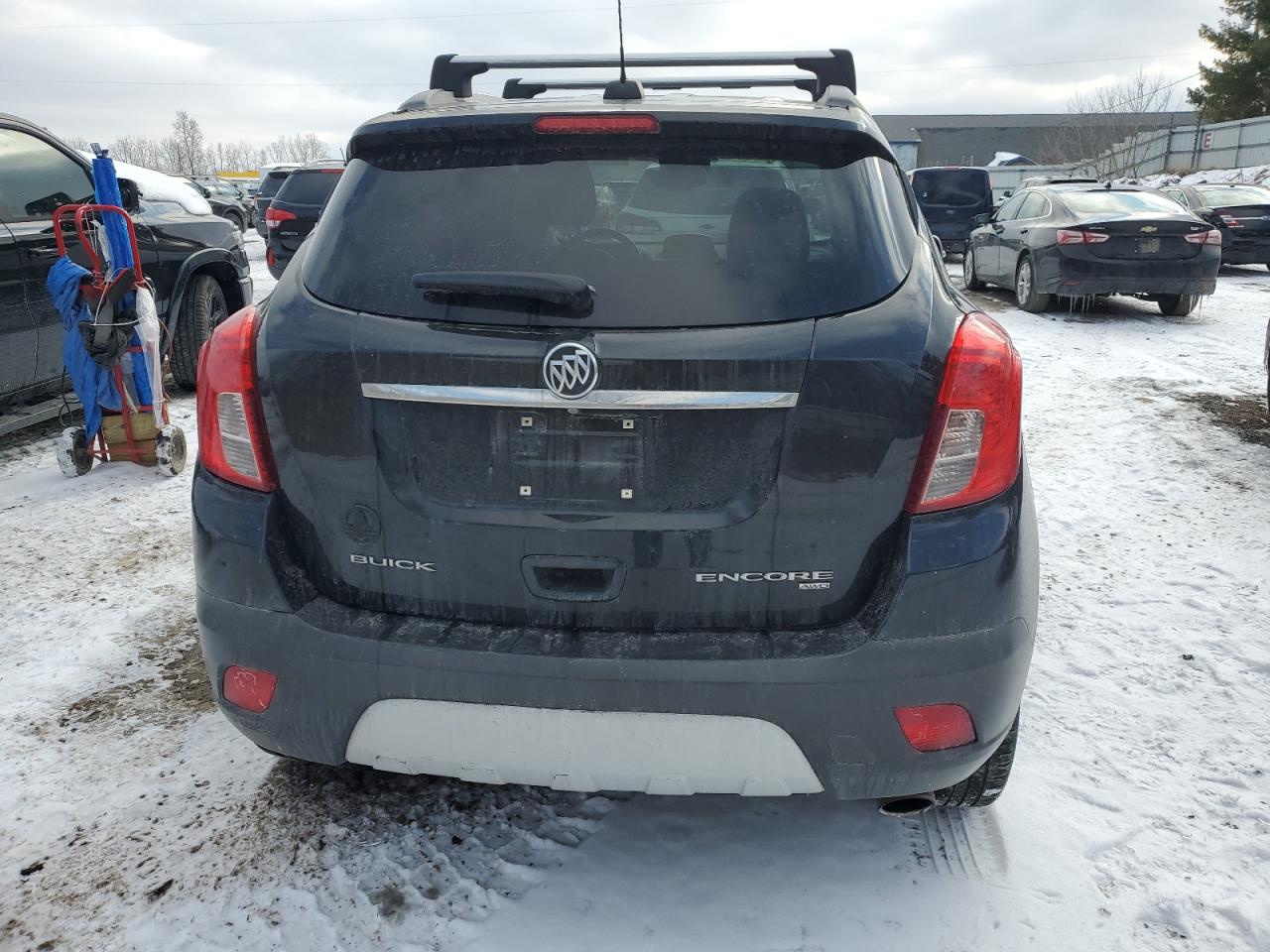 2015 Buick Encore VIN KL4CJGSB8FB133159 Copart auction photo, front end / minor dent/scratches damage thumbnail 6
