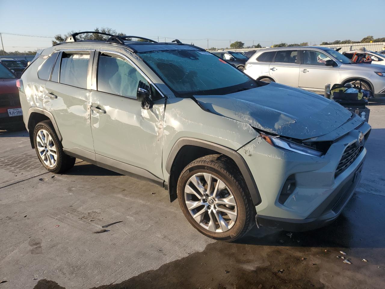 2023 Toyota RAV 4 VIN 2T3C1RFV9PW295395 Copart auction photo, all over damage thumbnail 4