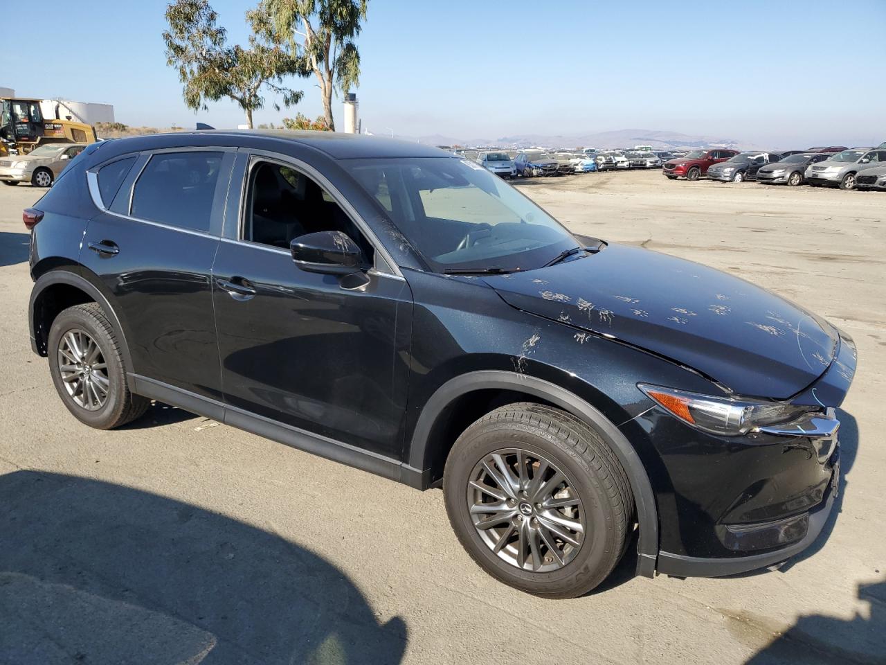 2017 Mazda CX-5 VIN JM3KFACLXH0158738 Copart auction photo, front end / rear end damage thumbnail 4
