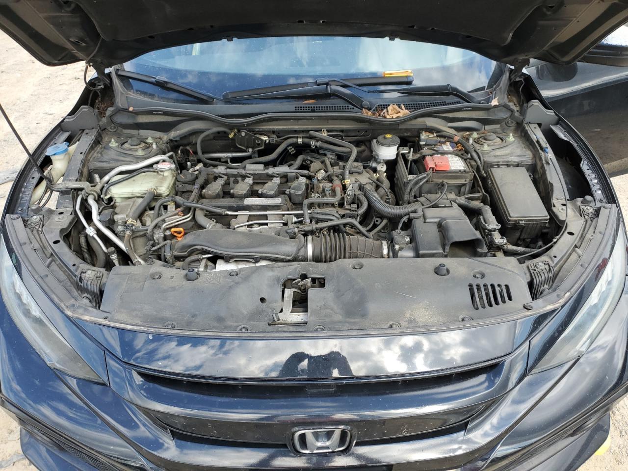 2018 Honda Civic VIN SHHFK7H97JU405726 Copart auction photo, side / rear end damage thumbnail 11